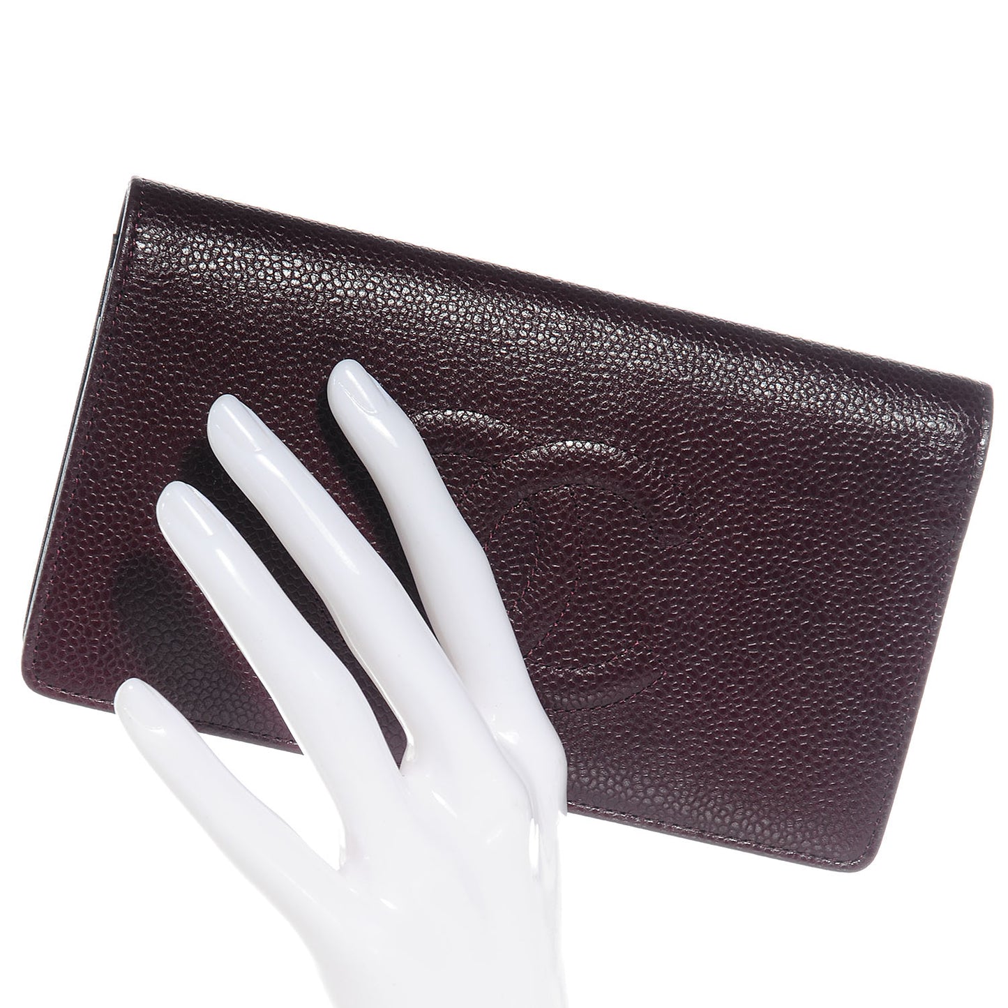 Caviar Yen CC Wallet Dark Red