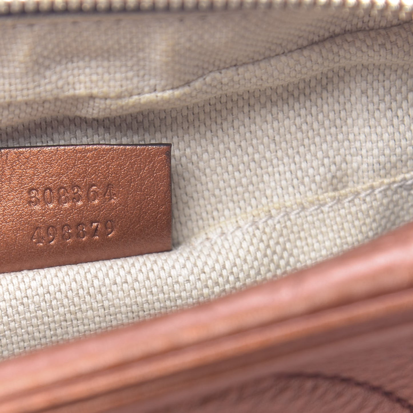 Metallic Pebbled Calfskin Small Soho Disco Bag Burnt Orange
