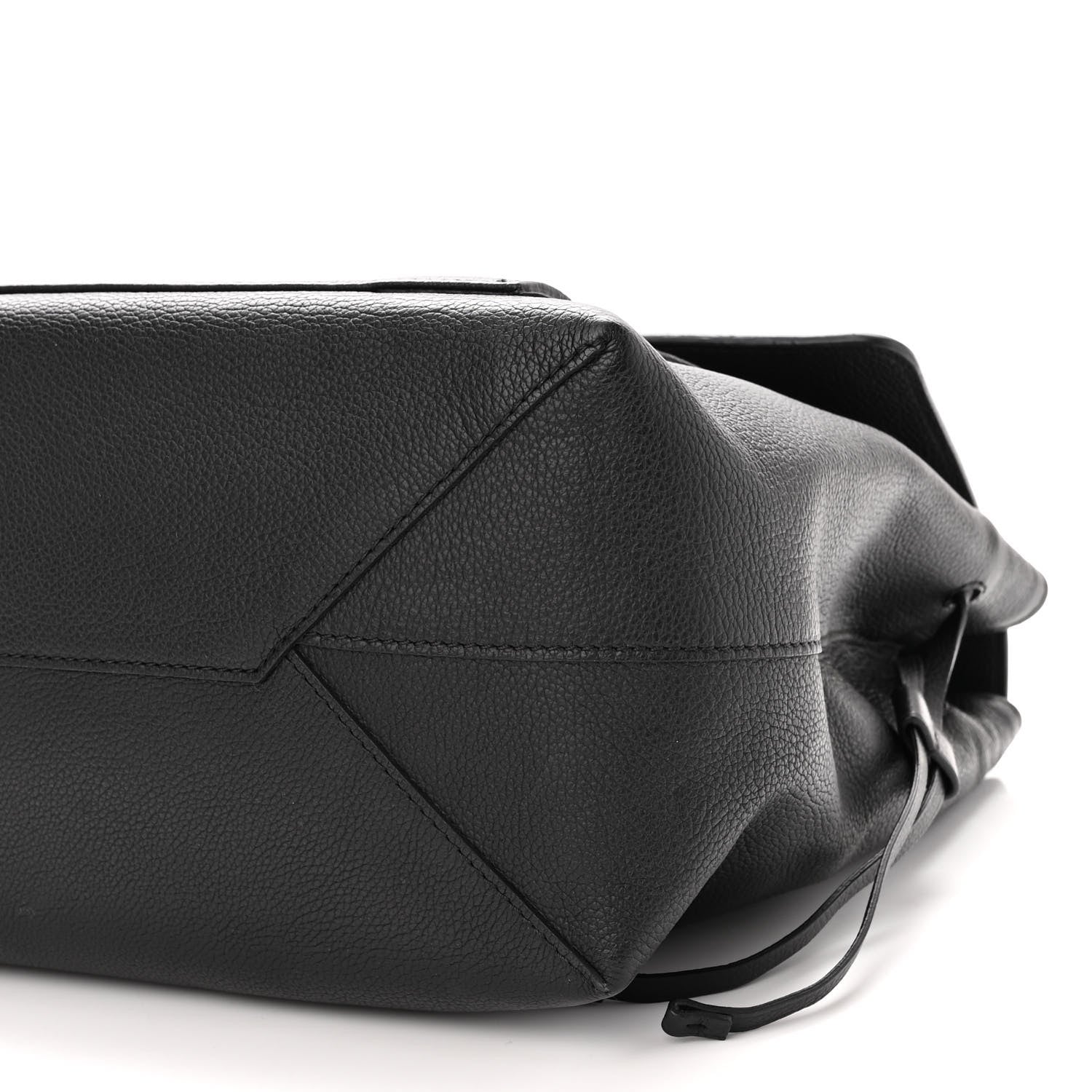 Louis Vuitton Calfskin Lockme MM Black 10 of 14