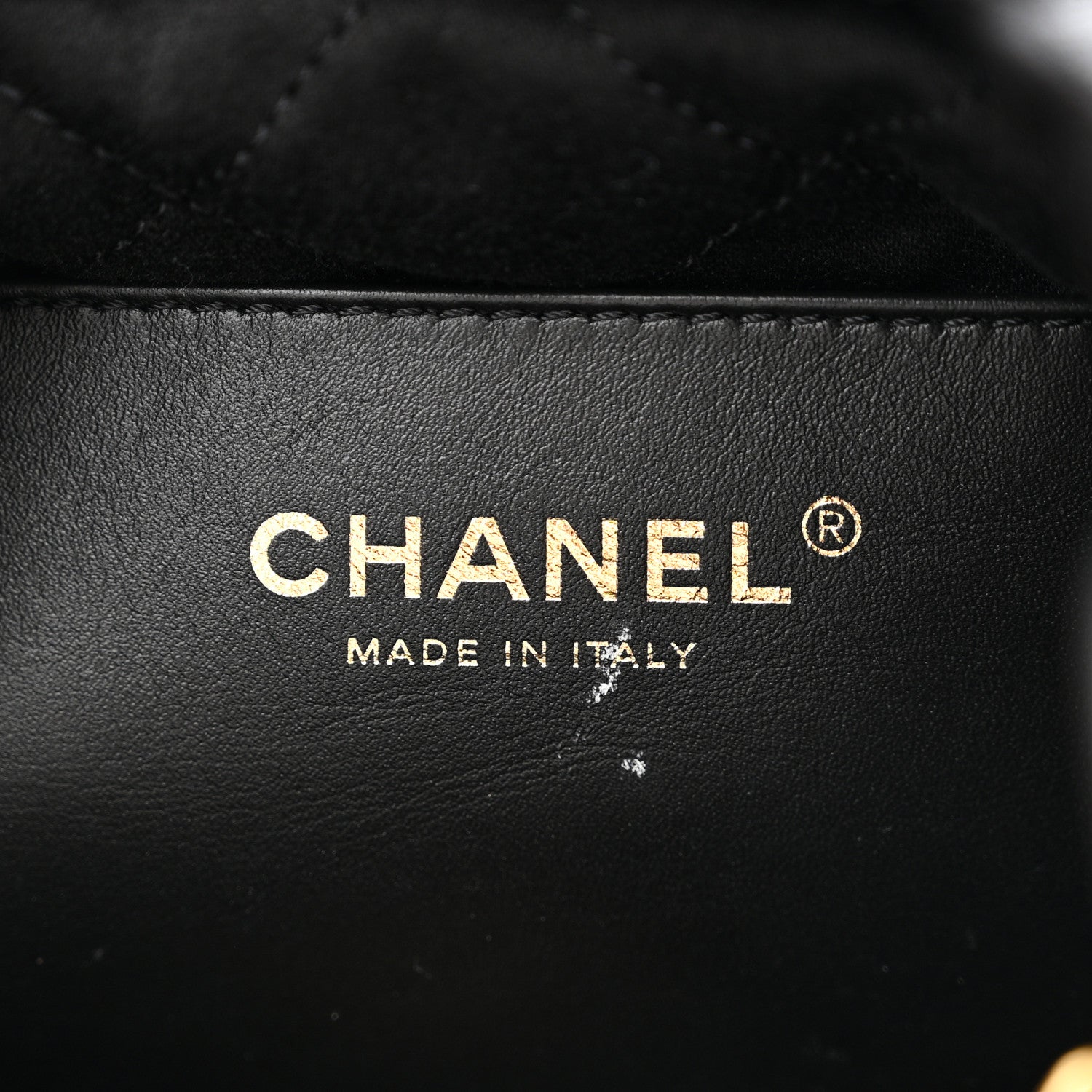 Chanel Shiny Crumpled Calfskin Quilted Pearl Mini Chanel 22 Black 6 of 10