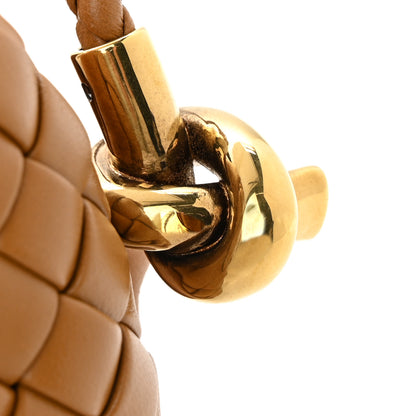 Bottega Veneta Calfskin Intrecciato Knot On Strap Camel 10 of 10