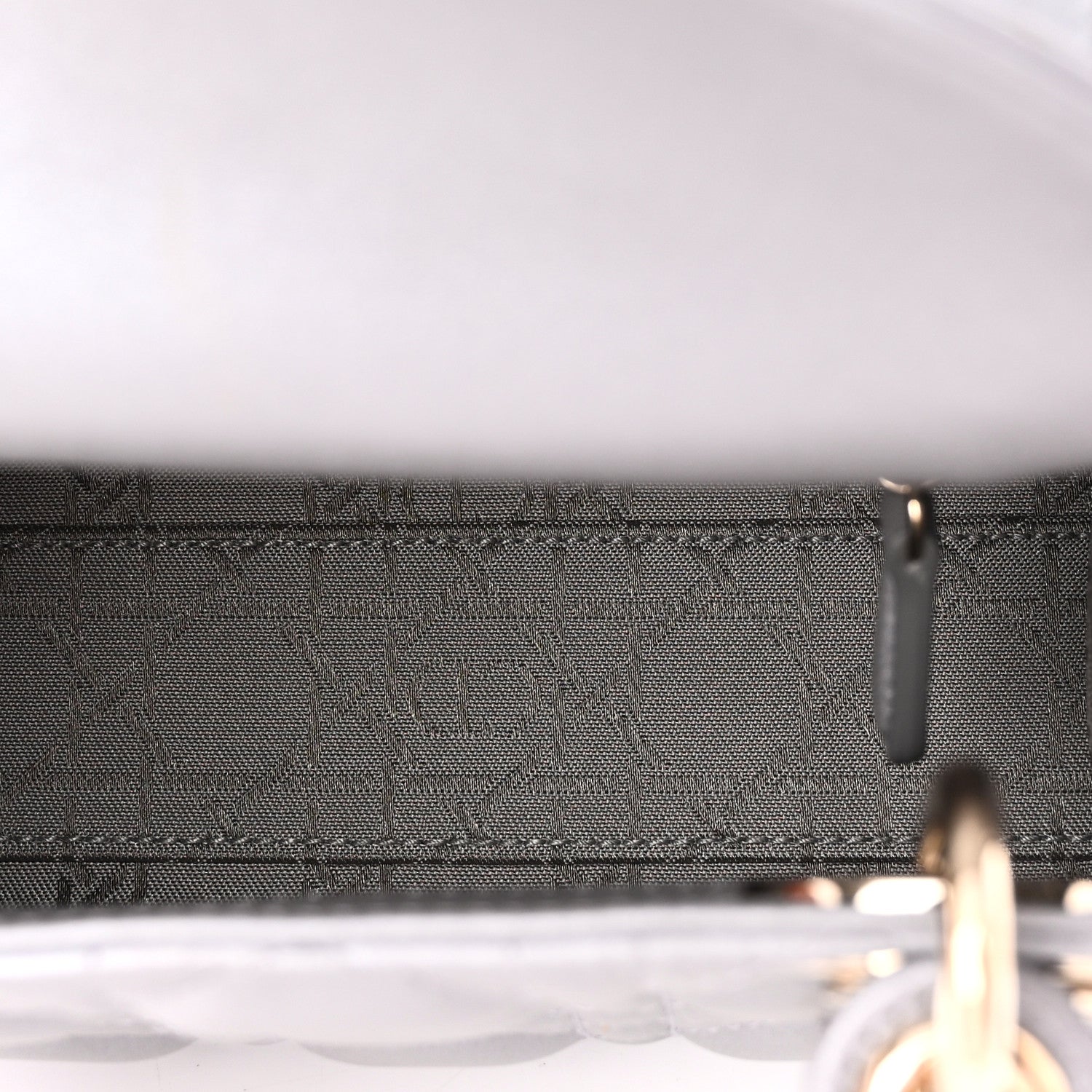 Christian Dior Lambskin Cannage Mini Lady Dior Grey 5 of 11