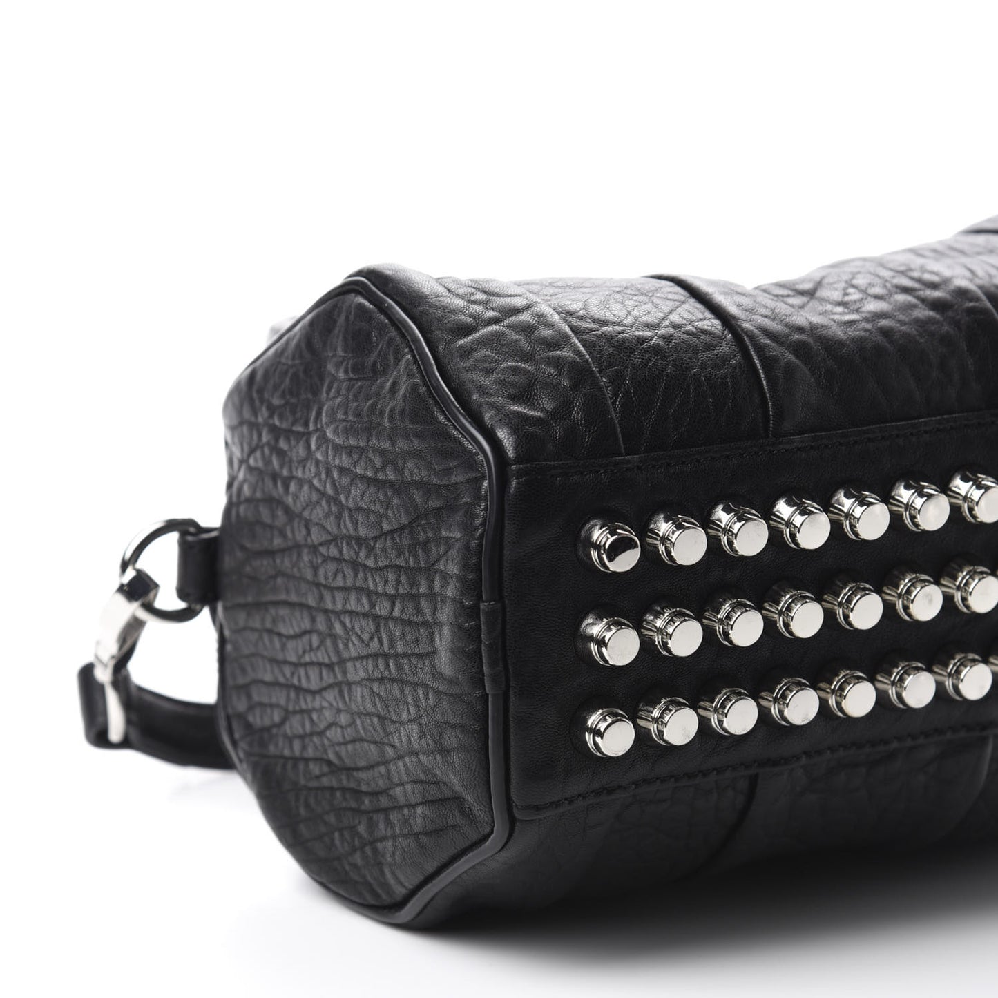 Pebbled Lambskin Mini Rockie Black Rhodium Hardware