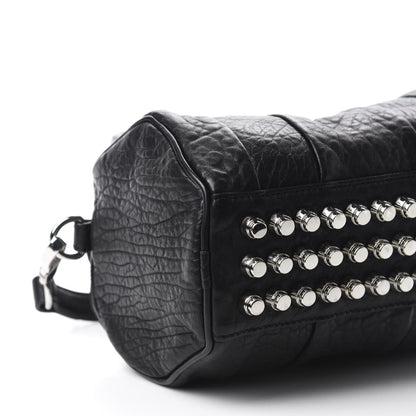 Alexander Wang Pebbled Lambskin Mini Rockie Black Rhodium Hardware 6 of 9