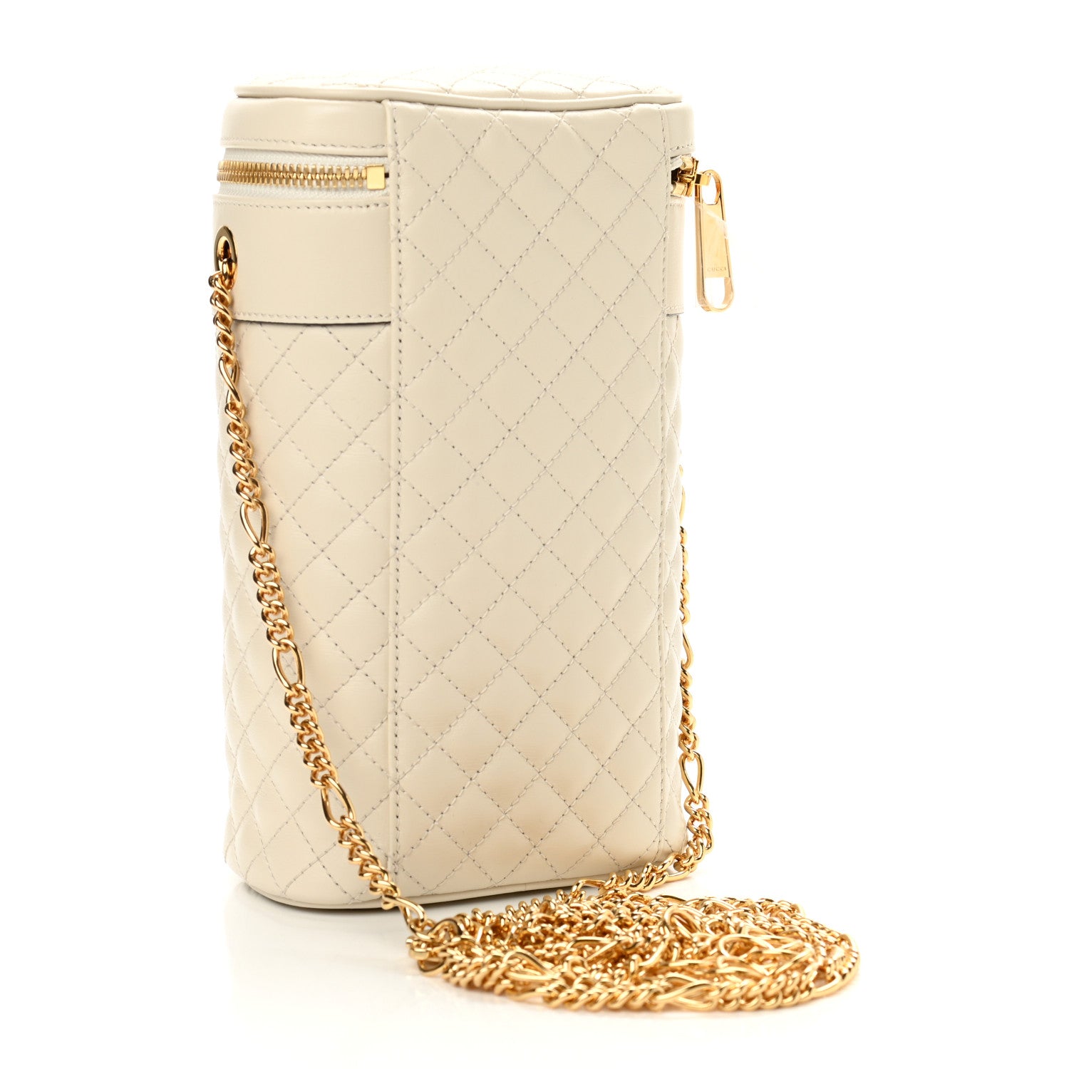 Gucci Calfskin Trapuntata Zumi Belt Bag Off White 3 of 11