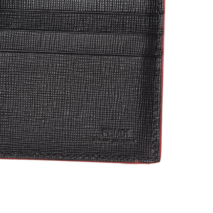 Fendi Vitello Elite Flamingo Lightning Monster Eyes Bi-Fold Wallet Rosso White Black 6 of 8