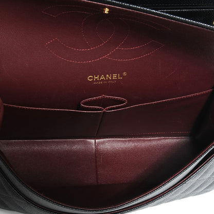Chanel Caviar Quilted Jumbo Double Flap Black 5 of 8
