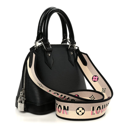 Louis Vuitton Epi Jacquard Alma BB Black 3 of 11