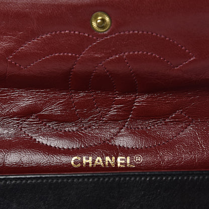 Chanel Lambskin Quilted Medium Double Flap Bag Black 13 of 17