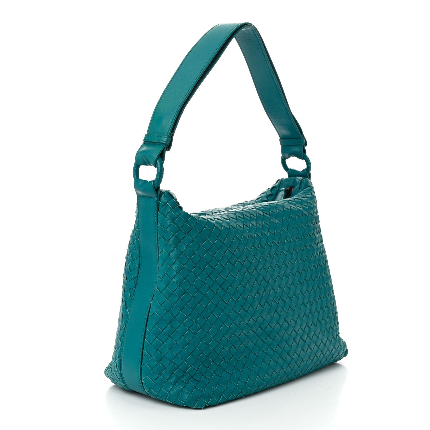 Bottega Veneta Nappa Intrecciato Pyramid Hobo Mallard 3 of 11