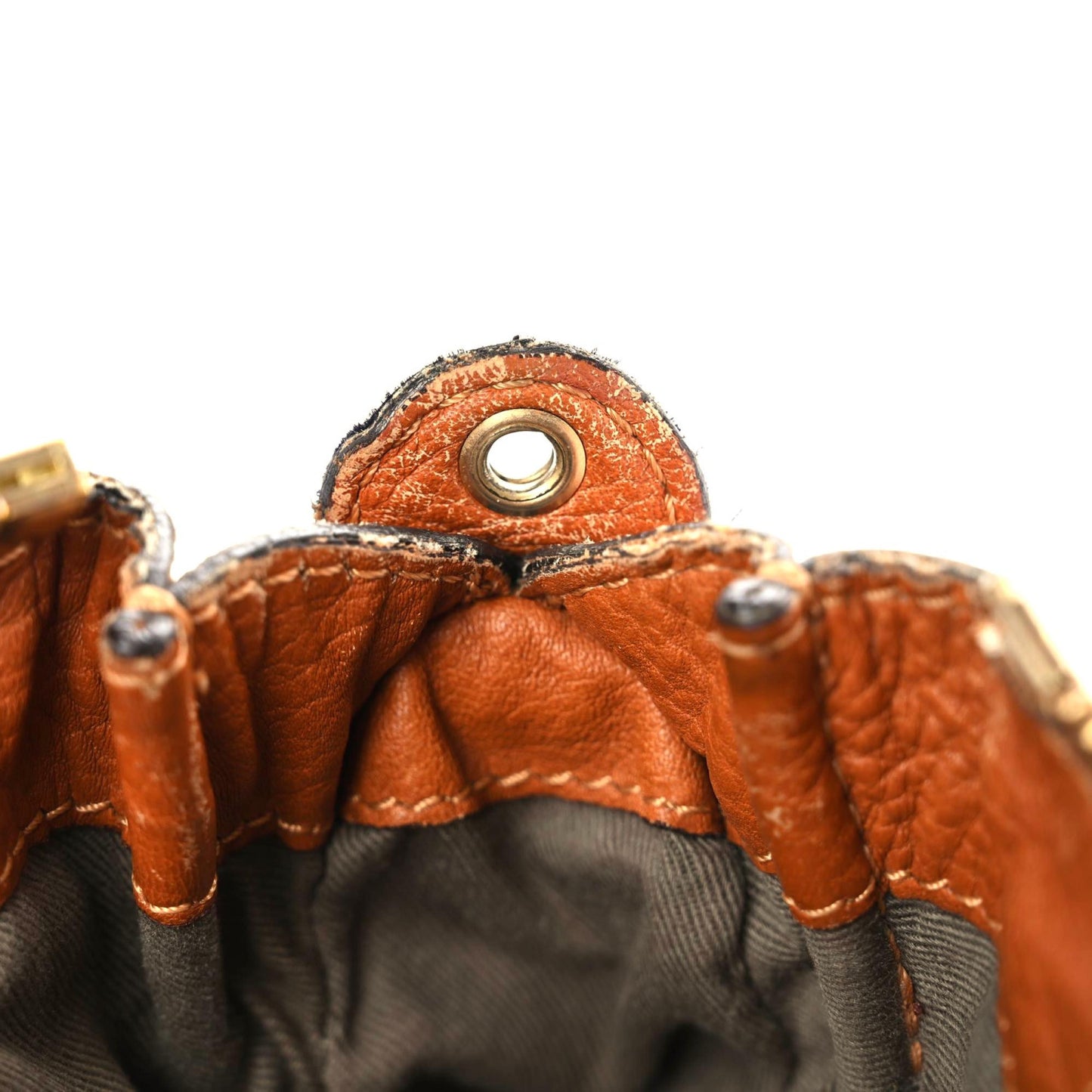 Calfskin Medium Marcie Satchel Tan