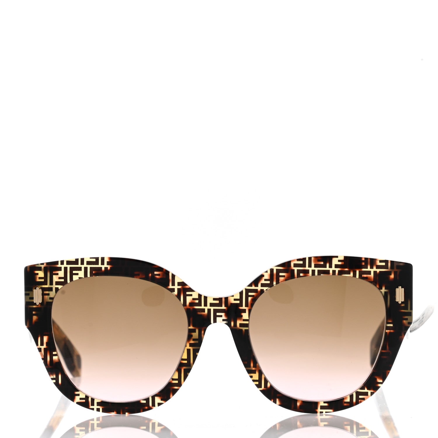 Fendi Acetate FF Sunglasses FF 0452/F/S Tortoise 2 of 8