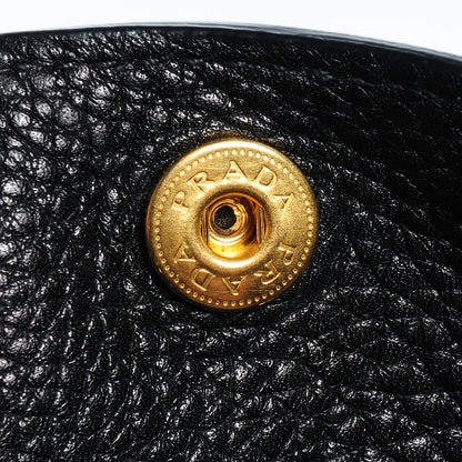 Prada Vitello Daino Tote Nero Black 10 of 13