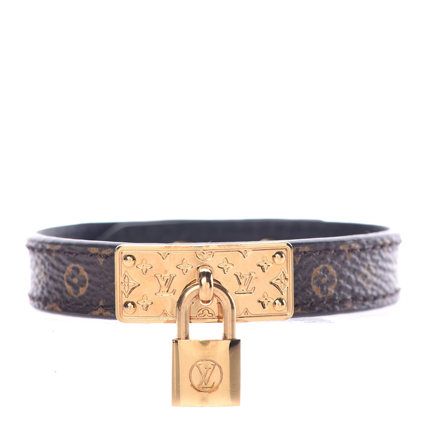 Louis Vuitton Monogram Lock Me Bracelet 17 1 of 8