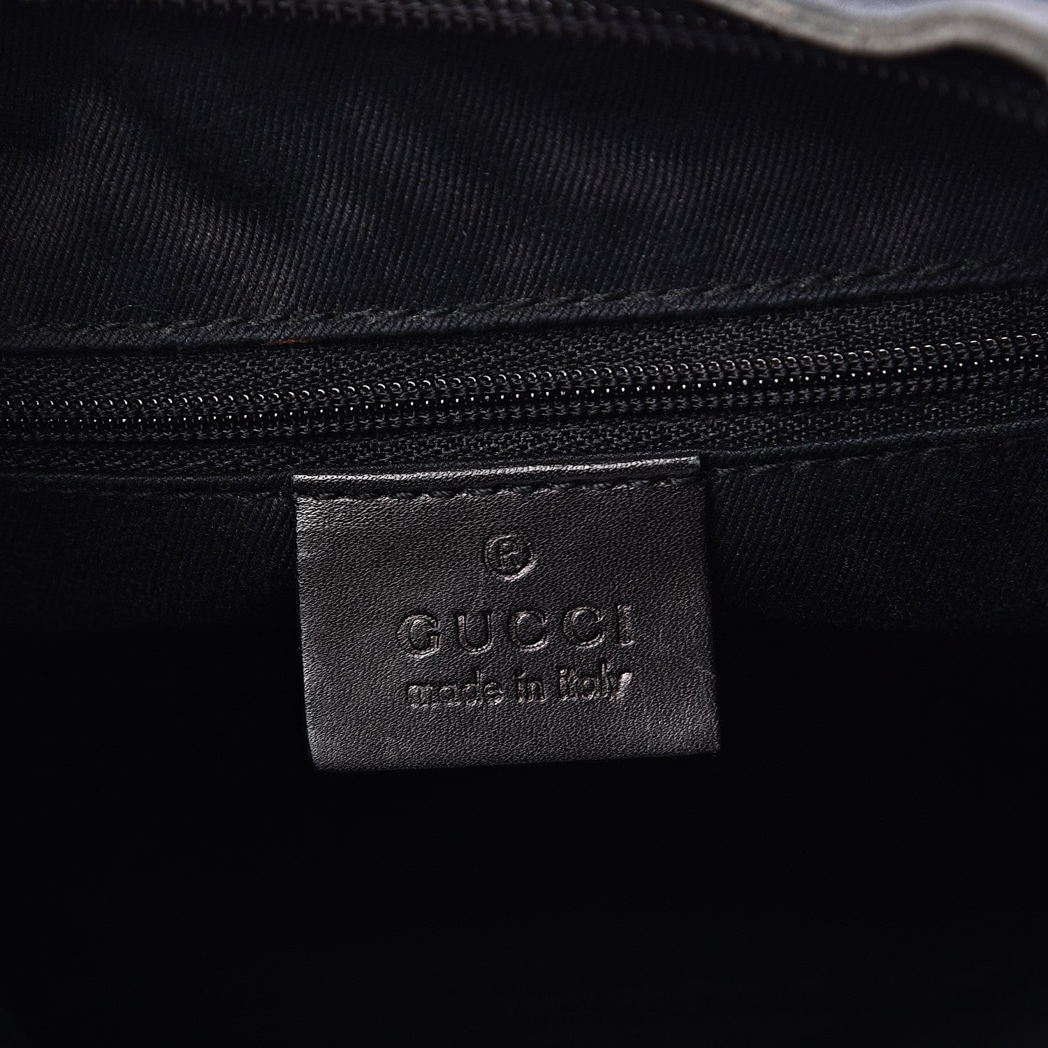 Gucci Nylon Monogram Small Hobo Black 5 of 15