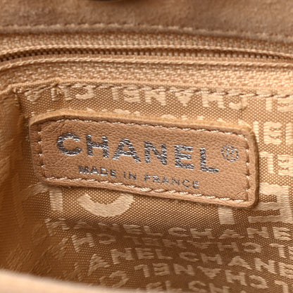 Chanel Suede CC Shopping Tote Beige 5 of 8