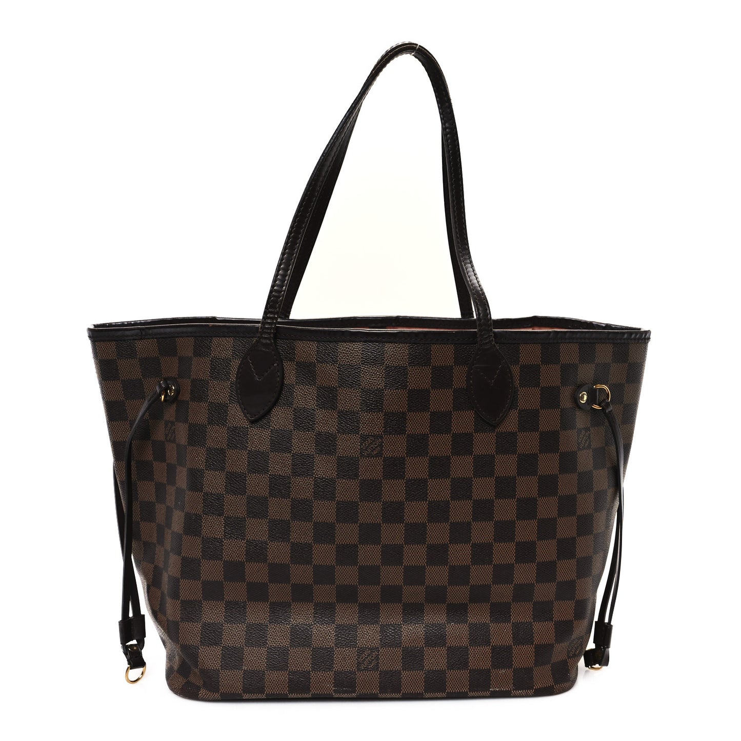 Damier Ebene Neo Neverfull MM Rose Ballerine