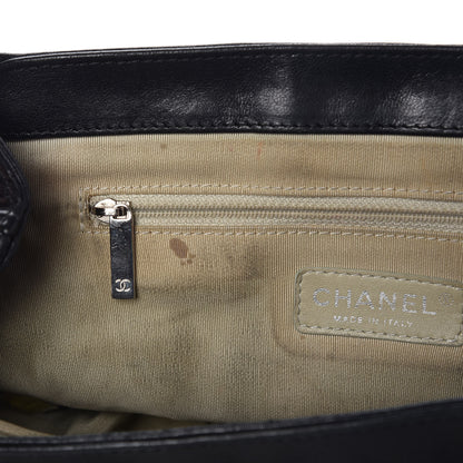 Chanel Washed Lambskin Quilted Medium Chain Around Messenger Black 8 of 15
