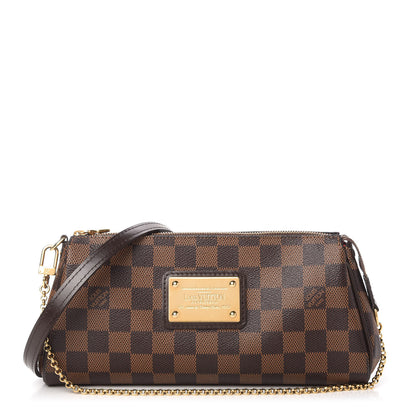 Louis Vuitton Damier Ebene Eva Clutch 1 of 10
