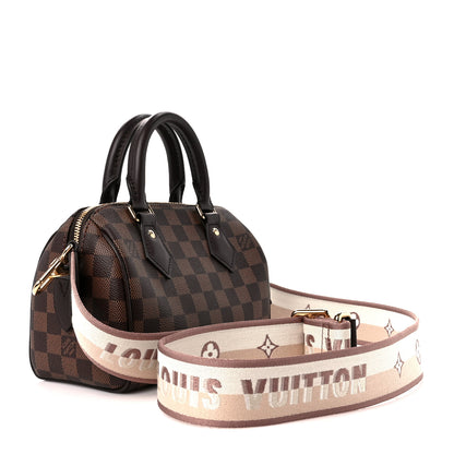 Louis Vuitton Damier Ebene Speedy Bandouliere 20 3 of 11