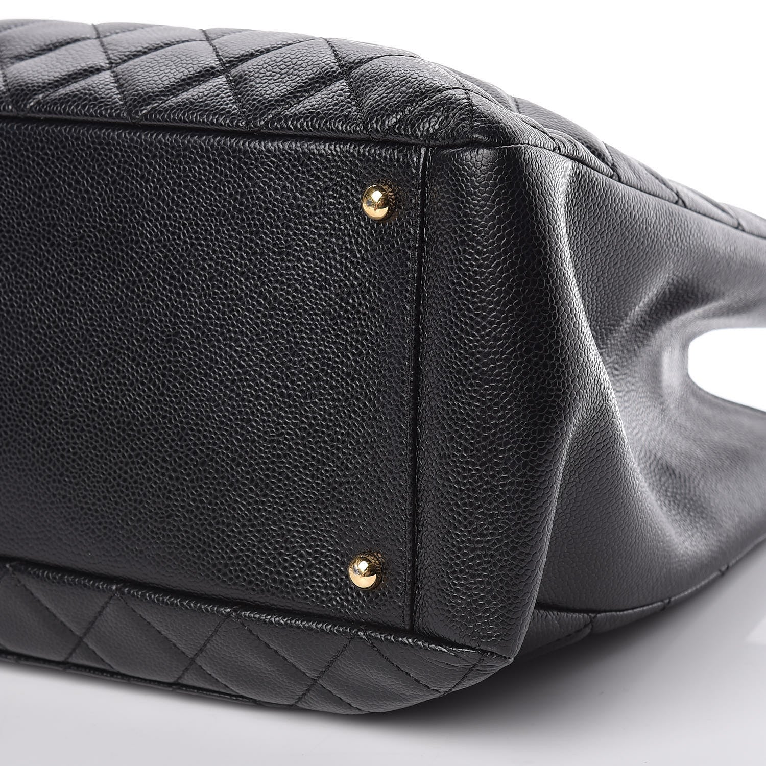Chanel Caviar Quilted XL Grand Shopping Tote GST Black 9 of 9