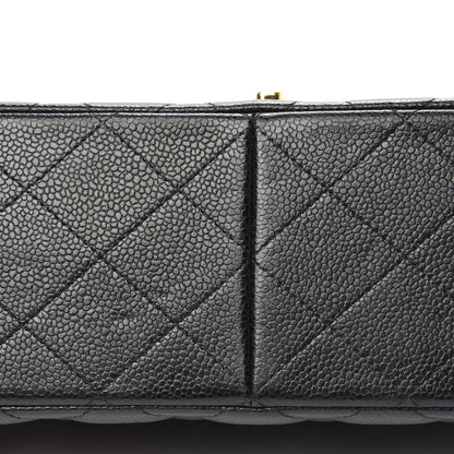 Chanel Caviar Quilted Jumbo Double Flap Black 12 of 12