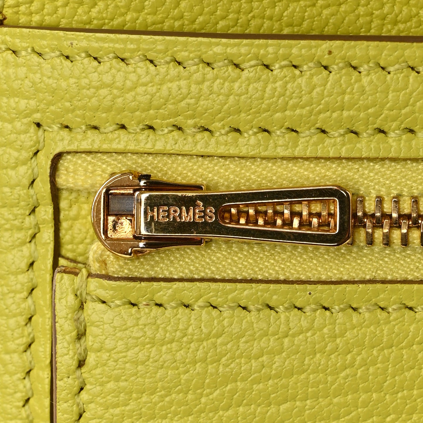 Chevre Mysore Bearn Gusset Wallet Lime