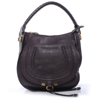 Chloe Leather Small Marcie Hobo Purple 1 of 7