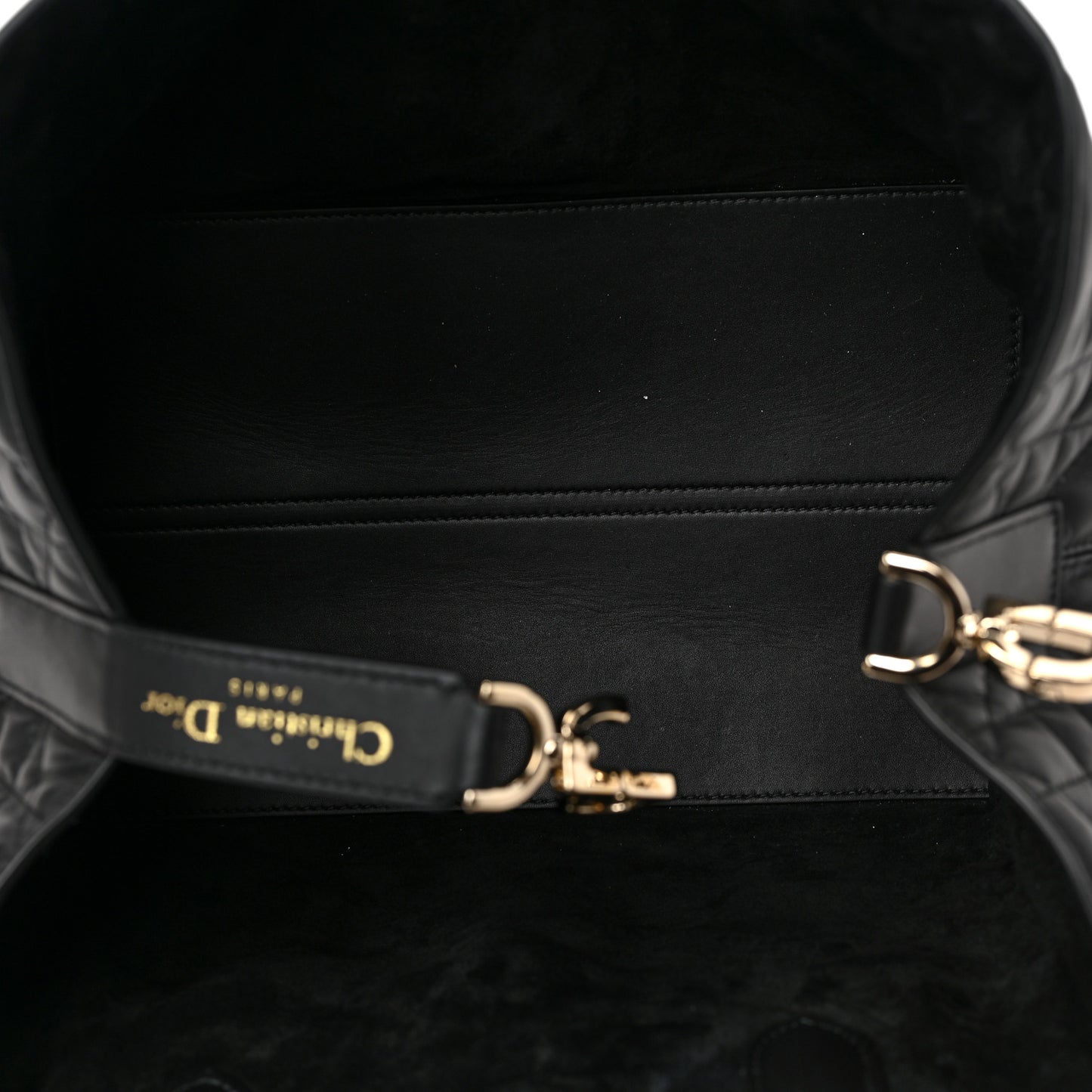 Calfskin Macrocannage Large Toujours Black
