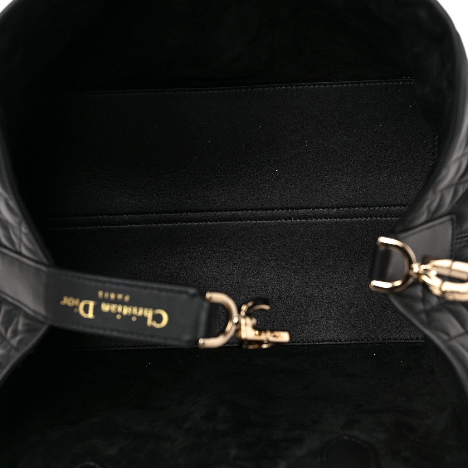 Christian Dior Calfskin Macrocannage Large Toujours Black 6 of 11