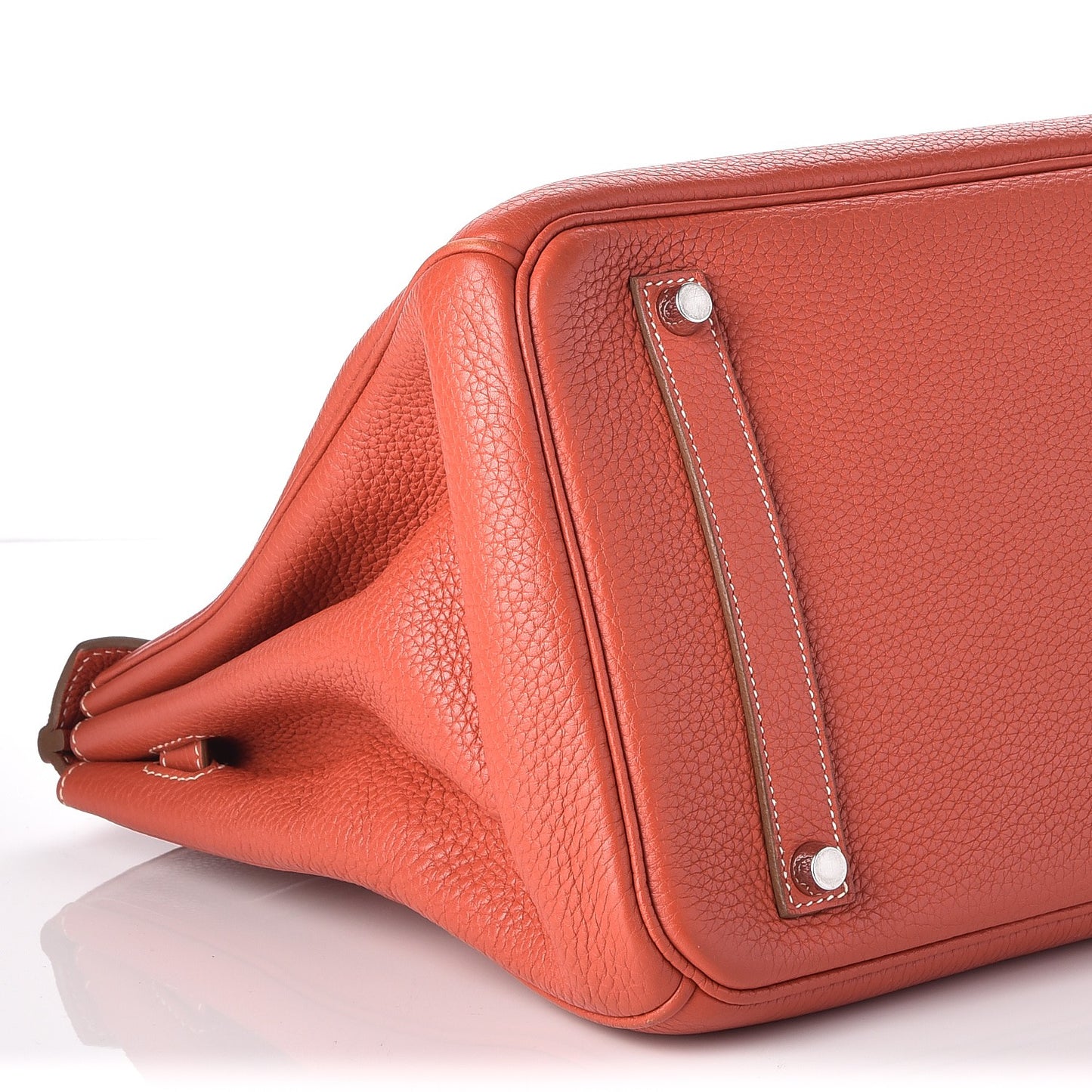 Taurillon Clemence Birkin 35 Sanguine