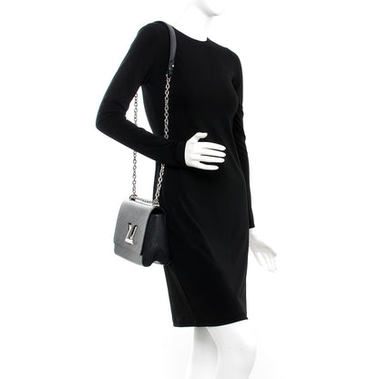 Louis Vuitton Epi Twist Shoulder Bag MM Black 2 of 9