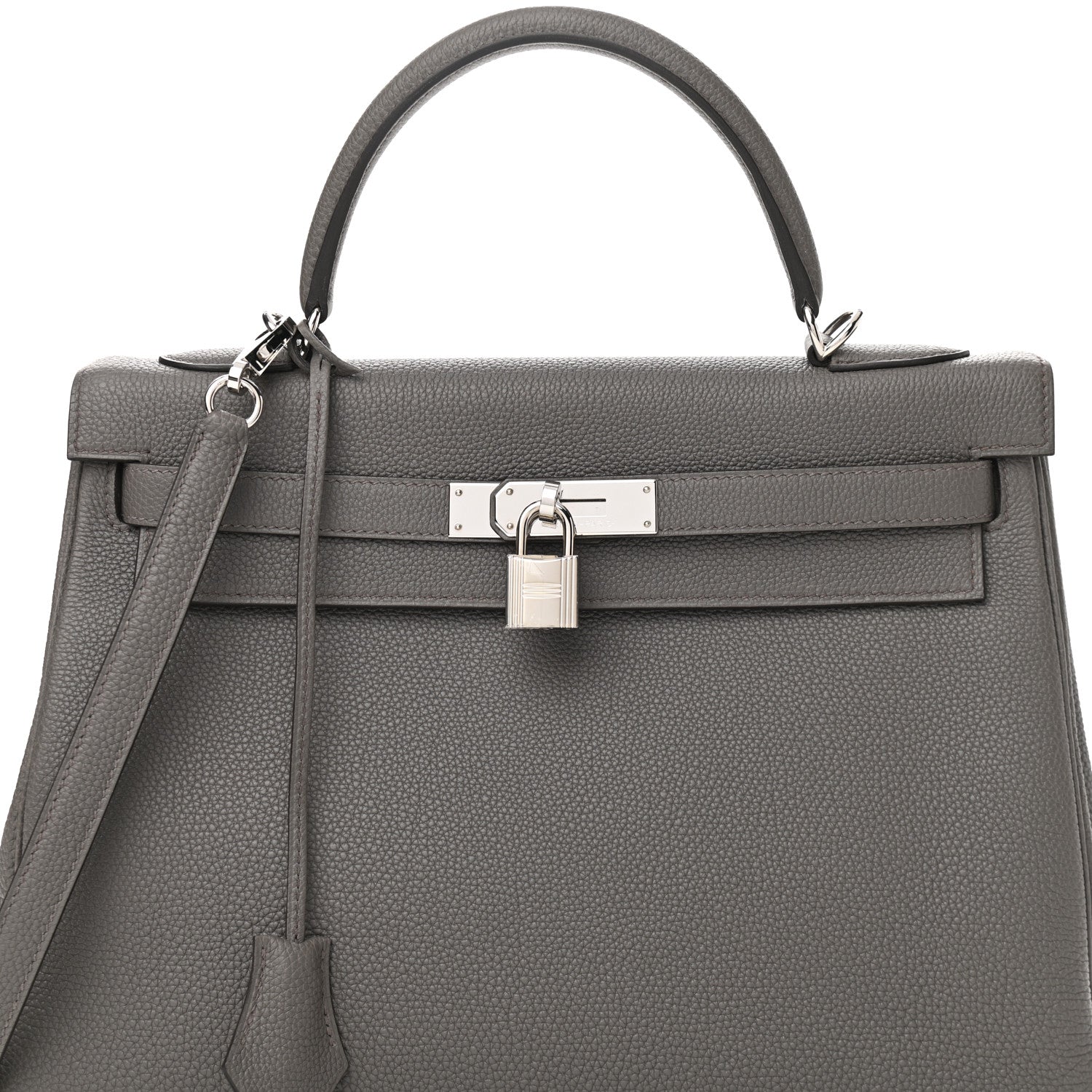 Hermes Togo Kelly Retourne 32 Etain 8 of 11