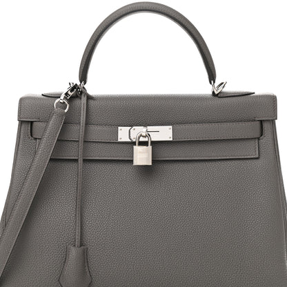 Hermes Togo Kelly Retourne 32 Etain 8 of 11