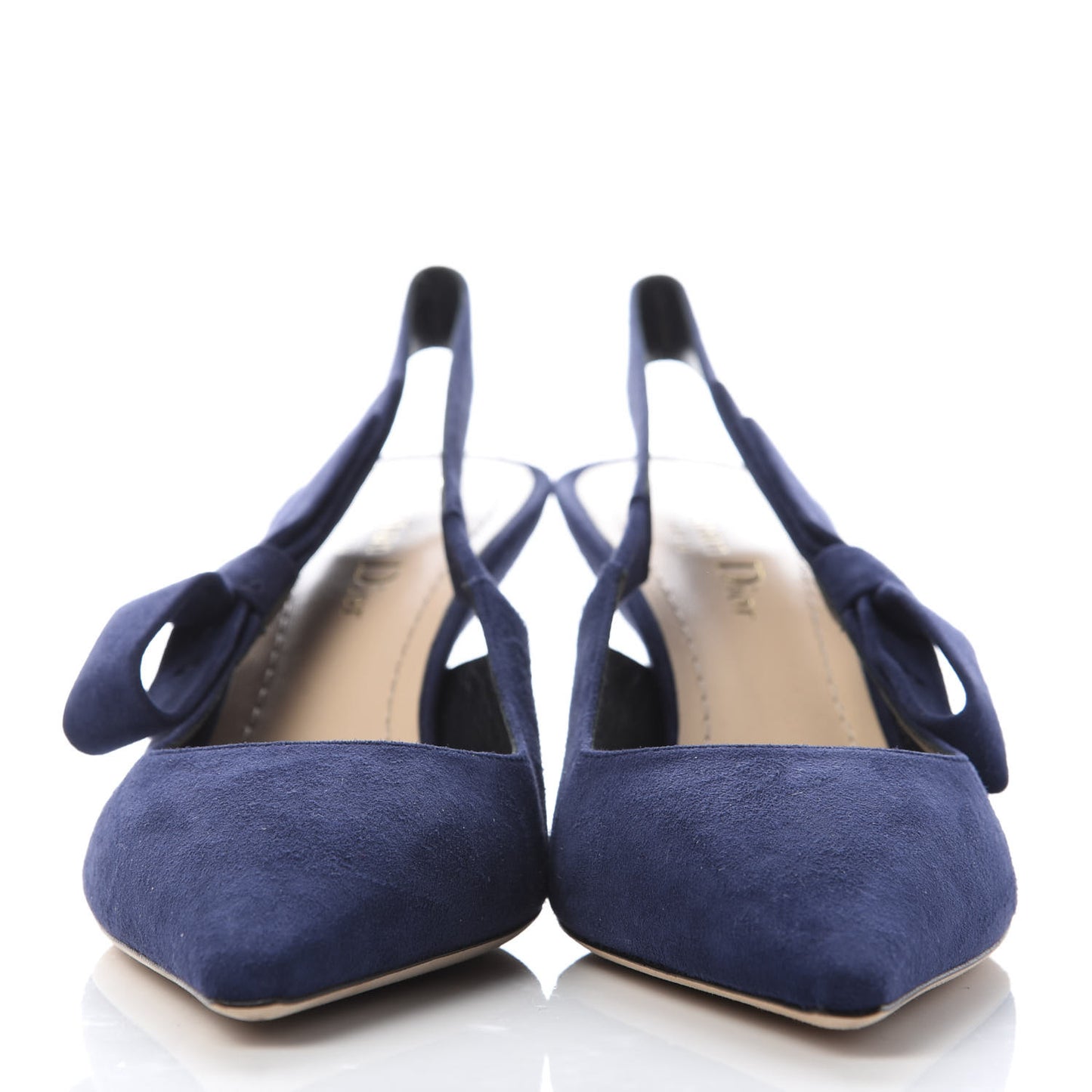 Suede Sweet D Sling-Back Ballet Pumps 37 Indigo