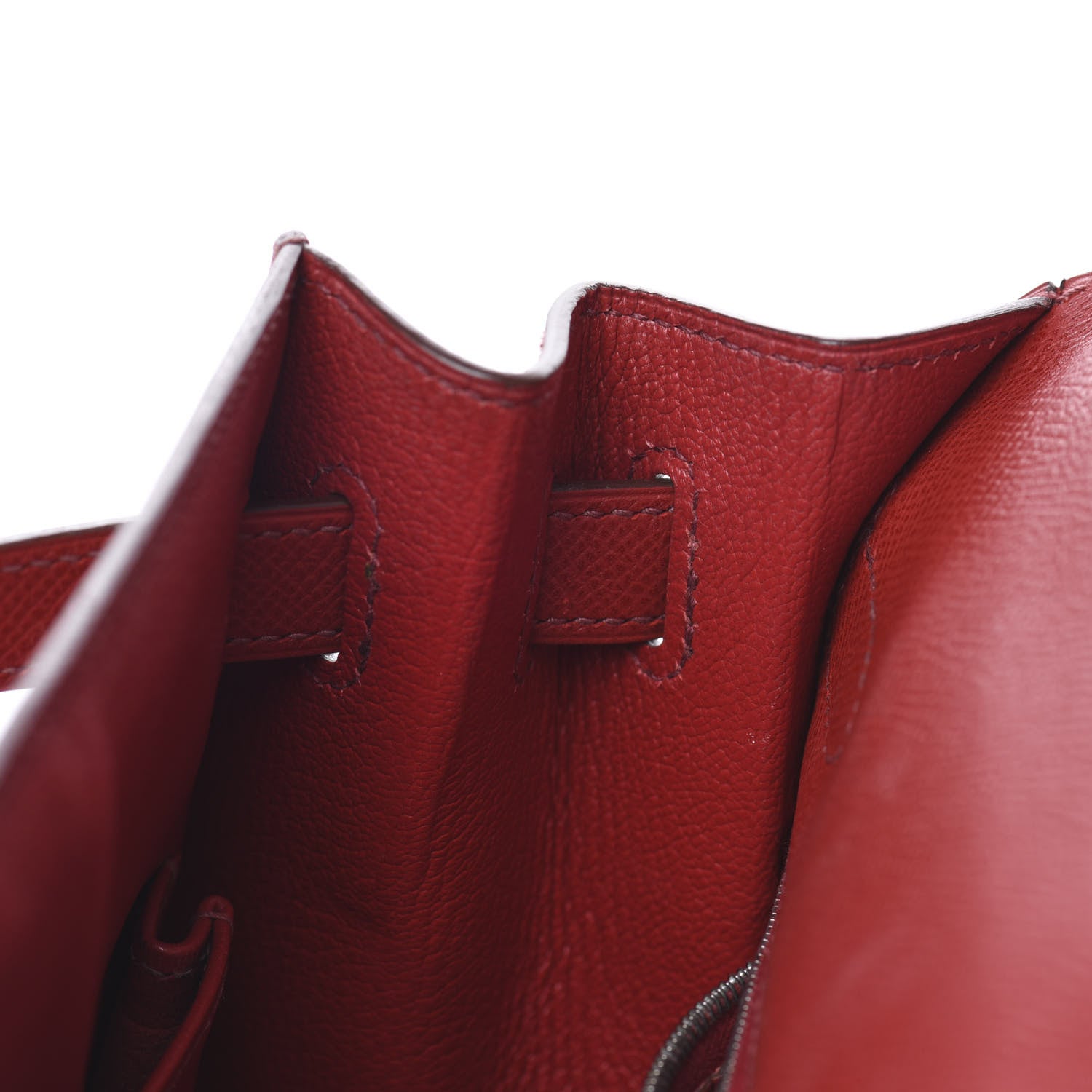 Hermes Epsom Kelly Sellier 32 Rouge Garance 18 of 27