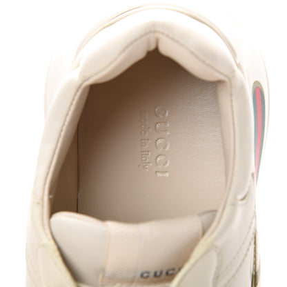 Gucci Calfskin Logo Womens Rhyton Sneakers 39 Ivory 7 of 7