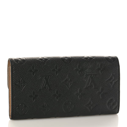 Louis Vuitton Empreinte Emilie Wallet Black Dune 3 of 9