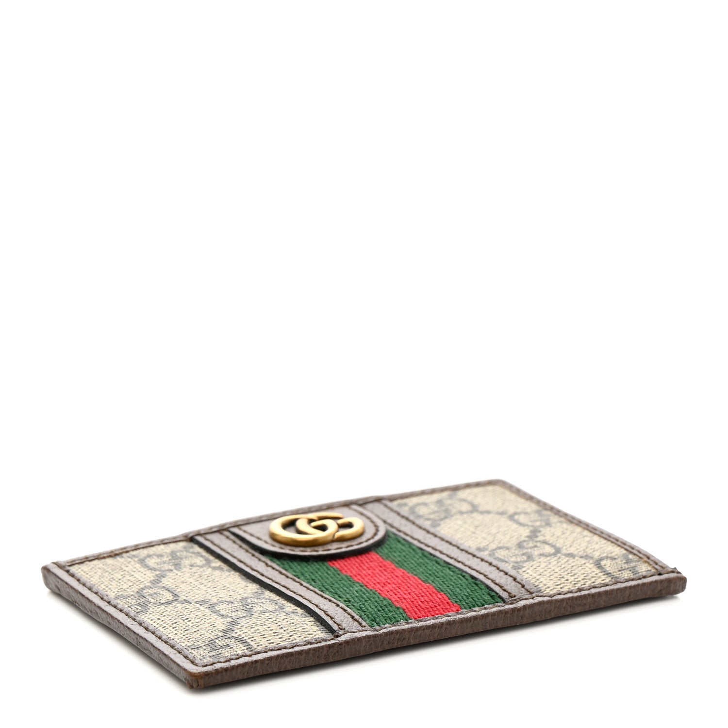 Gucci GG Supreme Monogram Ophidia Card Holder Brown 4 of 6