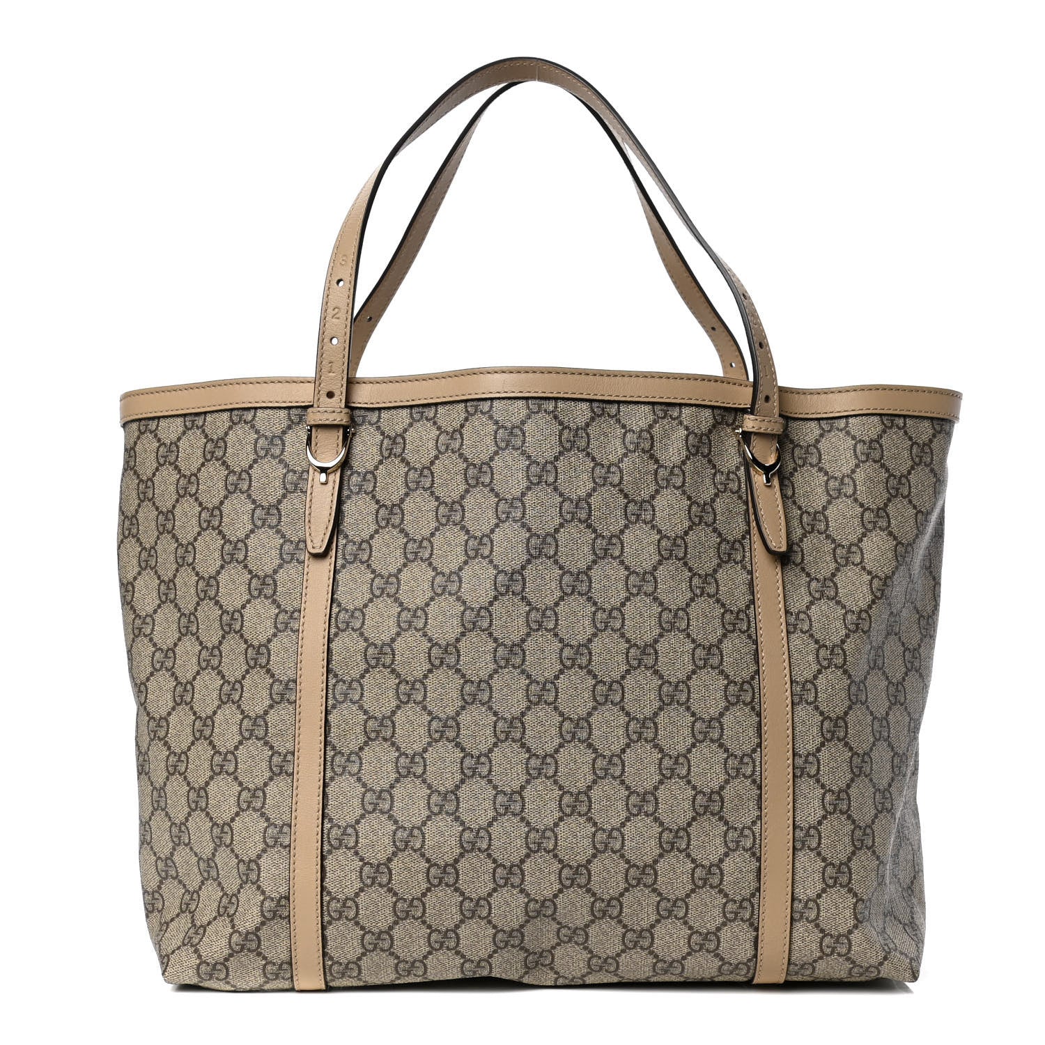 Gucci GG Supreme Monogram Medium Nice Tote Beige 1 of 8