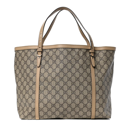 Gucci GG Supreme Monogram Medium Nice Tote Beige 1 of 8