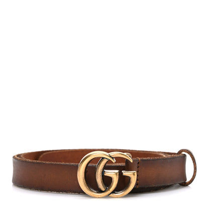 Gucci Faded Calfskin Double G 20mm Belt 85 34 Cuir 1 of 5