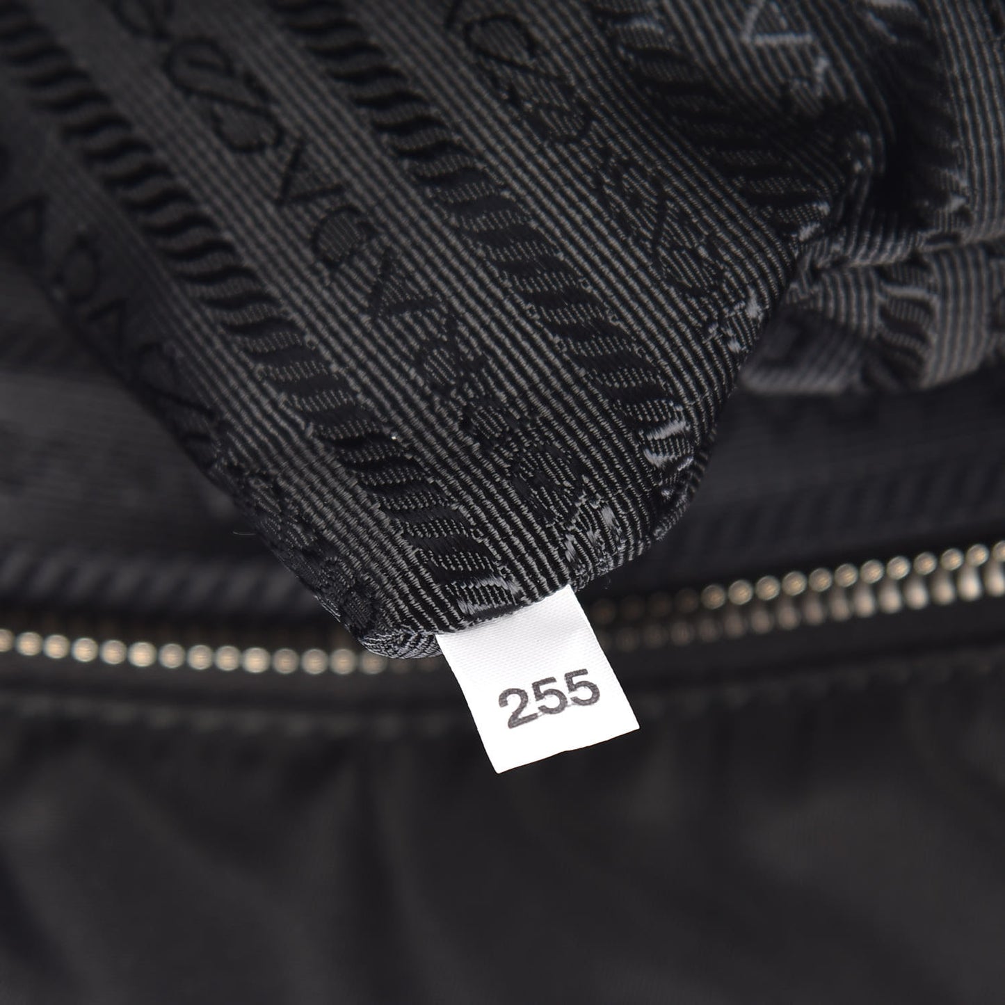 Tessuto Nylon Saffiano Tote Black