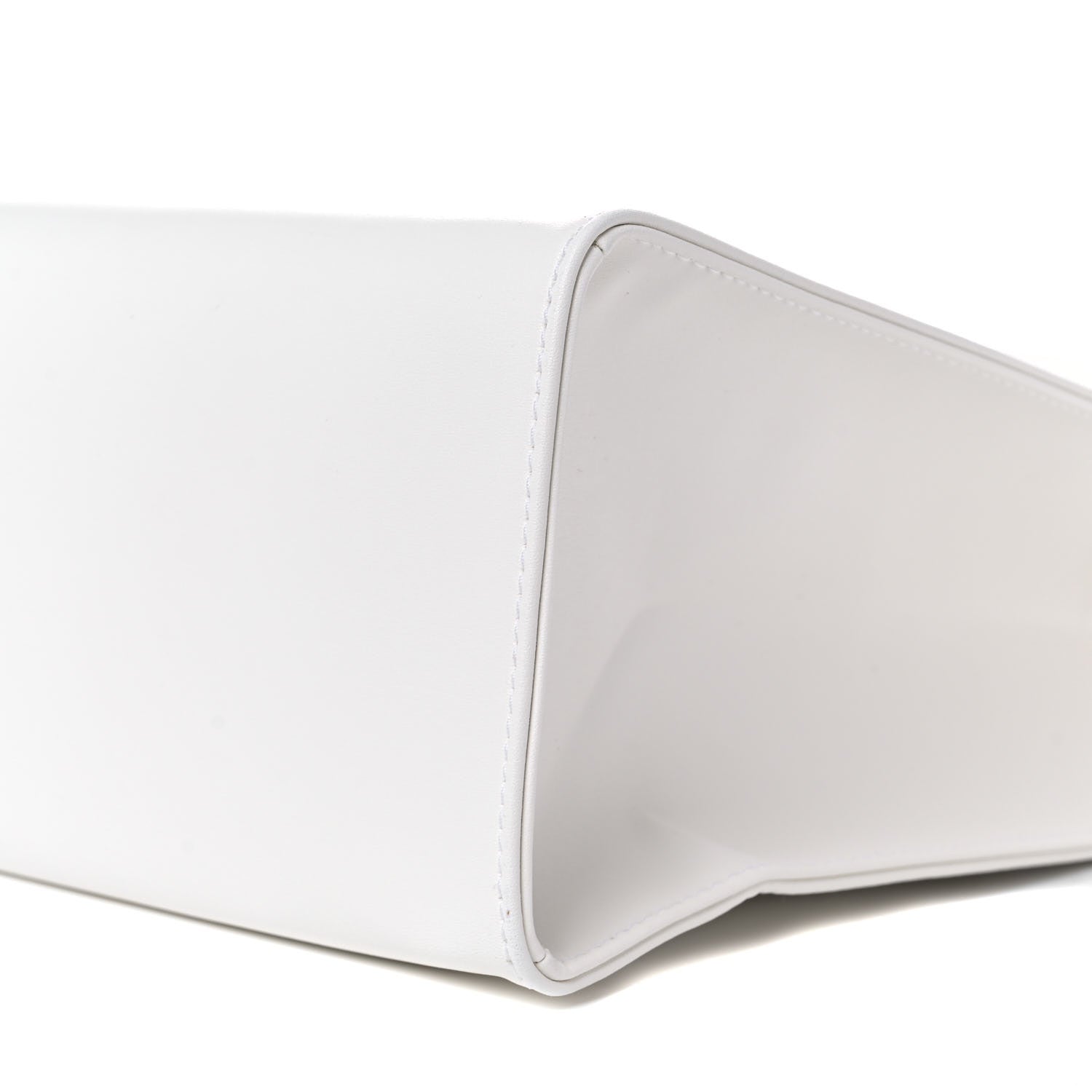 Telfar Vegan Leather Medium Shopping Bag White 9 of 9