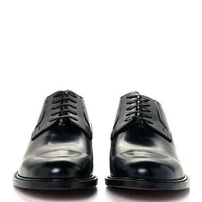 Christian Dior Polished Calfskin Mens Derby Shoe 45 Black 2 of 11