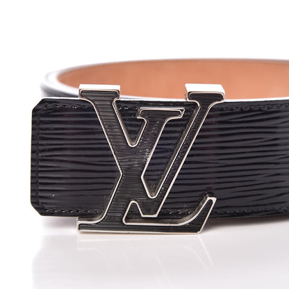 Louis Vuitton Epi Electric 40mm LV Initiales Belt 85 34 Black 4 of 9