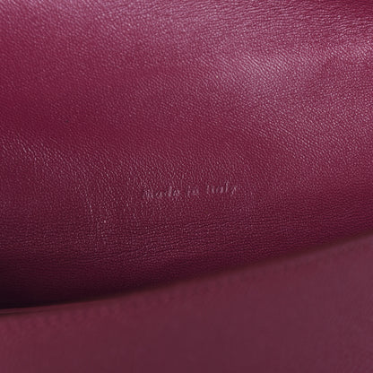 Celine Grained Calfskin Medium Trotteur Plum 8 of 10
