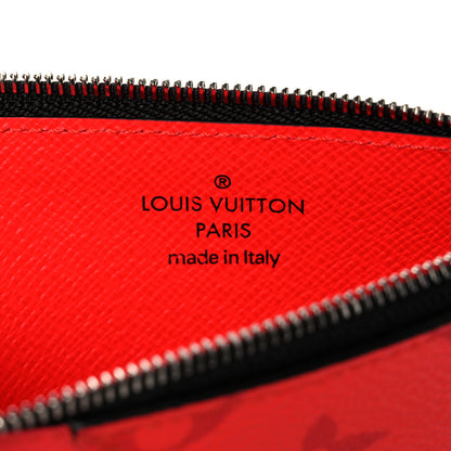 Louis Vuitton Taigarama Coin Card Holder Fire Red 6 of 8