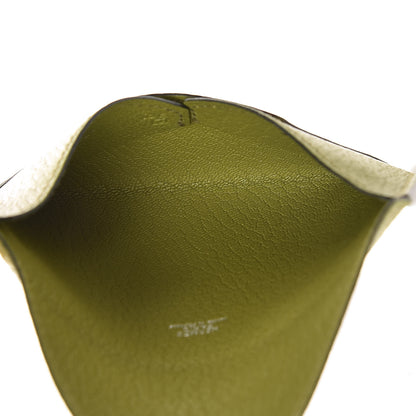 Hermes Chevre Mysore Envelope Wallet Vert Anis 5 of 8