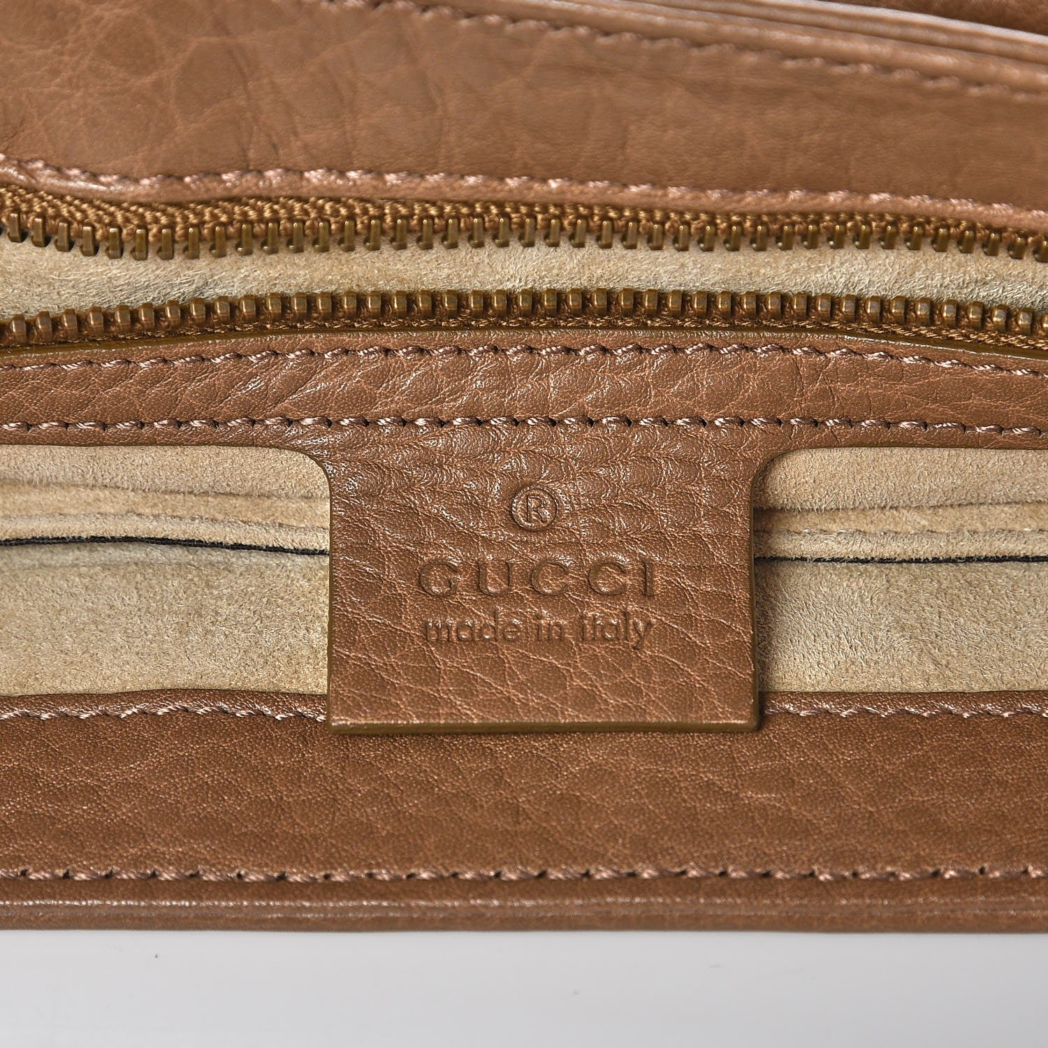 Gucci Cellarius Calfskin Medium 1973 Chain Shoulder Bag Marron Glace 6 of 10